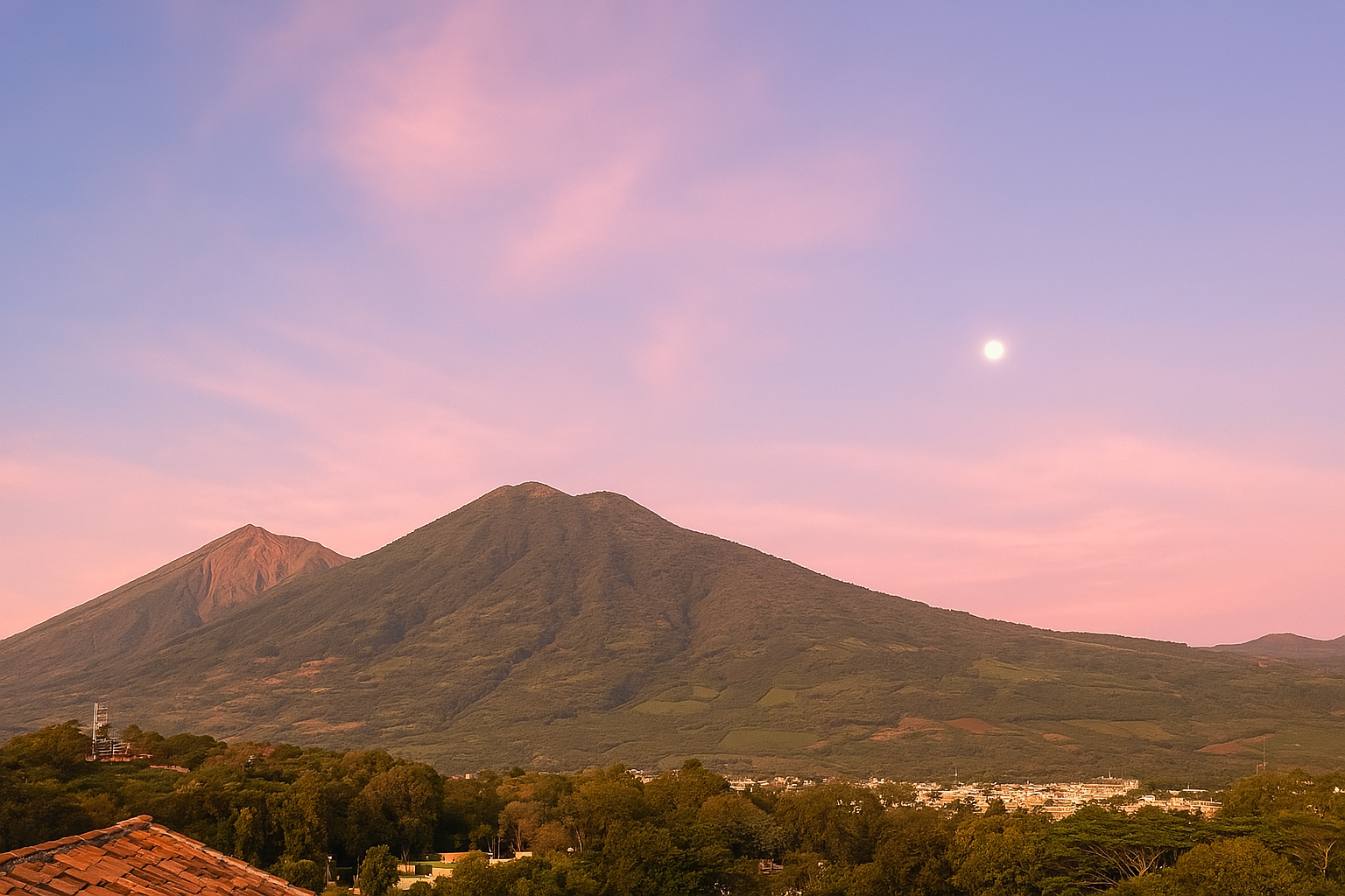 Volcán de Fuego & Acatenango – fuego, acatenango, volcanoes, skyes, colorful-sky